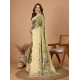 Women's Jacquard Saree With Unstitched Blouse 5.5Mtr (Olive)