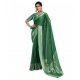 Women's Georgette Weaving Saree With Unstitched Blouse 5.5Mtr (Green) Women's Georgette Weaving Saree With Unstitched Blouse 5.5Mtr (Green)