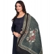 Women's chanderi silk Printed Dupatta (Black, Length: 2 Mtr) Women's chanderi silk Printed Dupatta (Black, Length: 2 Mtr)