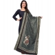Women's chanderi silk Printed Dupatta (Black, Length: 2 Mtr) Women's chanderi silk Printed Dupatta (Black, Length: 2 Mtr)