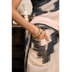 Women's Linen Cotton Printed Ready To Wear With Pocket Saree With Unstitched Blouse 5.5 Mtr (Light_Beige)