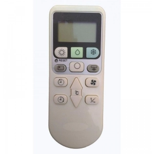 Ecomoye AC Remote No. 155 (No Backlight), Compatible/Replacement for Hitachi AC Remote Control, White (Exactly Same Remote will Only Work)