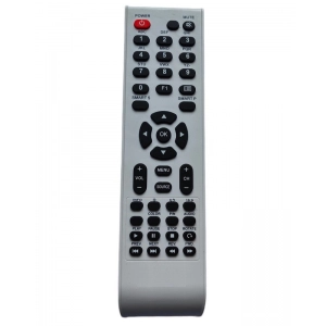 Ecomoye LCD/LED Remote No. RCA06, Compatible/Replacement for Vu LCD/LED TV Remote Control, Black (Exactly Same Remote will Only Work)