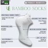 4_Pair Set Unisex Casual Cotton Printed Ankle Length Socks (Multicolor)