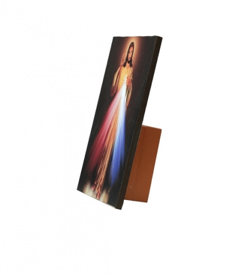Wooden Divine Mercy Of Jesus Christ Table Top Christian Bible Verses Player (Multicolor)