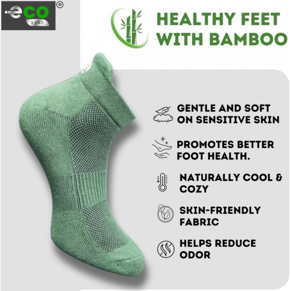 4_Pair Set Unisex Casual Cotton Printed Ankle Length Socks (Multicolor)