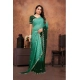 Women's Chiffon Embroidred Saree With Unstitched Blouse 5.5Mtr (Dark Green) Women's Chiffon Embroidred Saree With Unstitched Blouse 5.5Mtr (Dark Green)