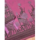 Women's Banarasi Silk Printed Unstitched Salwar Suit Material With Dupatta (Pink, 3Mtrs)