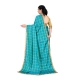 Women's Sana Silk Bandhni Saree With Unstitched Blouse 5.5Mtr (Sky Blue)