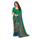 Women's Georgette Printed Saree With Unstitched Blouse 5.5Mtr (Green) Women's Georgette Printed Saree With Unstitched Blouse 5.5Mtr (Green)
