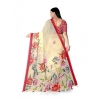 Women's Georgette Floral Printed Saree With Unstitched Blouse 5.5Mtr (Yellow) Women's Georgette Floral Printed Saree With Unstitched Blouse 5.5Mtr (Yellow)