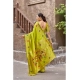 Women's Silk Blend Woven Saree With Unstitched Blouse 5.5 Mtr (Lime) Women's Silk Blend Woven Saree With Unstitched Blouse 5.5 Mtr (Lime)