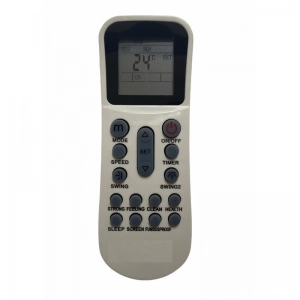 Ecomoye AC Remote No. 125 (No Backlight), Compatible/Replacement for Lloyd AC Remote Control, White (Exactly Same Remote will Only Work)