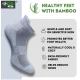 4_Pair Set Unisex Casual Cotton Printed Ankle Length Socks (Multicolor)