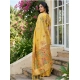 Women's Linen Cotton Printed Saree With Unstitched Blouse 5.5Mtr (Yellow) Women's Linen Cotton Printed Saree With Unstitched Blouse 5.5Mtr (Yellow)