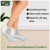 4_Pair Set Unisex Casual Cotton Printed Ankle Length Socks (Multicolor)