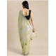 Women's Linen Cotton Printed Saree With Unstitched Blouse 5.5Mtr (Olive Green) Women's Linen Cotton Printed Saree With Unstitched Blouse 5.5Mtr (Olive Green)
