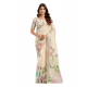 Women's Linen Cotton Printed Ready To Wear Saree With Unstitched Blouse 5.5 Mtr (Light_Beige) Women's Linen Cotton Printed Ready To Wear Saree With Unstitched Blouse 5.5 Mtr (Light_Beige)