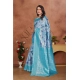 Women's Banarasi Silk Jaquard Woven Saree With Unstitched Blouse 5.5Mtr (Light Blue) Women's Banarasi Silk Jaquard Woven Saree With Unstitched Blouse 5.5Mtr (Light Blue)