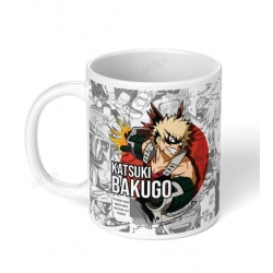 Anime Katsuki Bakugo Ceramic Printed Coffee Mug (White)