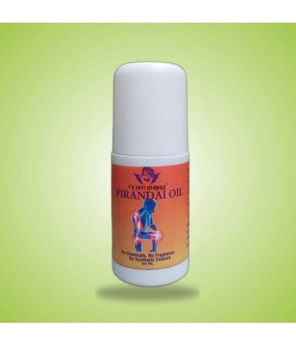 Devi Herbal Pirandai Pain Relief 50 ML Oil - Natural, Chemical-Free Oil