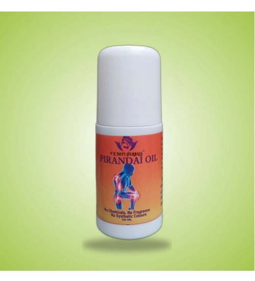 Devi Herbal Pirandai Pain Relief 50 ML Oil - Natural, Chemical-Free Oil