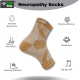 3_Pair Set Unisex Casual Cotton Printed Ankle Length Support Socks (Multicolor)