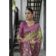 Women's Faux_Tussar Ikat Saree With Unstitched Blouse 5.5Mtr (Green)