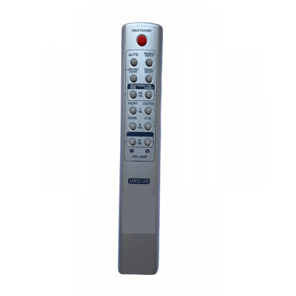 Ecomoye Home Theatre Remote No. URC25, Compatible/Replacement for Dapic Home Theatre Remote, Grey (Exactly Same Remote will Only Work)