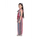 Girl's Polyester Crepe Floral Cold Shoulder Crop Top and Pallazo Set (Multicolor) Girl's Polyester Crepe Floral Cold Shoulder Crop Top and Pallazo Set (Multicolor)