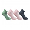 4_Pair Set Unisex Casual Cotton Printed Ankle Length Socks (Multicolor)