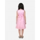 Girl's Net Embroidered Sleeveless Dress (Pink) Girl's Net Embroidered Sleeveless Dress (Pink)