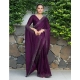 Women's Rangoli Diamond Weaving - Stone Work Saree With Unstitched Blouse 5.5Mtr (Purple) Women's Rangoli Diamond Weaving - Stone Work Saree With Unstitched Blouse 5.5Mtr (Purple)