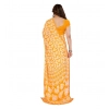 Women's Georgette Printed Saree With Unstitched Blouse 5.5Mtr (Yellow) Women's Georgette Printed Saree With Unstitched Blouse 5.5Mtr (Yellow)