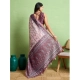 Women's Silk Blend Printed Saree With Unstitched Blouse 5.5Mtr (Grey) Women's Silk Blend Printed Saree With Unstitched Blouse 5.5Mtr (Grey)