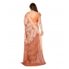 Women's Georgette Printed Saree With Unstitched Blouse 5.5Mtr (Orange) Women's Georgette Printed Saree With Unstitched Blouse 5.5Mtr (Orange)