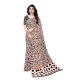 Women's Georgette Printed Saree With Unstitched Blouse 5.5Mtr (Orange) Women's Georgette Printed Saree With Unstitched Blouse 5.5Mtr (Orange)