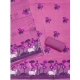 Women's Banarasi Silk Printed Unstitched Salwar Suit Material With Dupatta (Pink, 3Mtrs)
