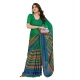 Women's Georgette Printed Saree With Unstitched Blouse 5.5Mtr (Green) Women's Georgette Printed Saree With Unstitched Blouse 5.5Mtr (Green)