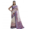 Women's Faux_Tussar Floral Jal With Patola Print Saree With Unstitched Blouse 5.5Mtr (Blue) Women's Faux_Tussar Floral Jal With Patola Print Saree With Unstitched Blouse 5.5Mtr (Blue)