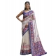 Women's Faux_Tussar Floral Jal With Patola Print Saree With Unstitched Blouse 5.5Mtr (Blue) Women's Faux_Tussar Floral Jal With Patola Print Saree With Unstitched Blouse 5.5Mtr (Blue)