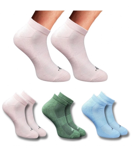 3_Pair Set Unisex Casual Cotton Printed Low Cut Socks (Multicolor)