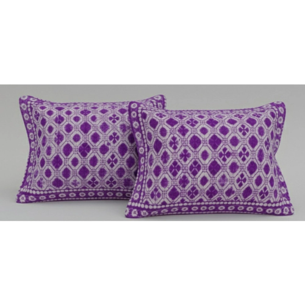 Fleece Geometric Double Polar Warm Bedsheet with 2 Pillow Cover (Purple) Fleece Geometric Double Polar Warm Bedsheet with 2 Pillow Cover (Purple)