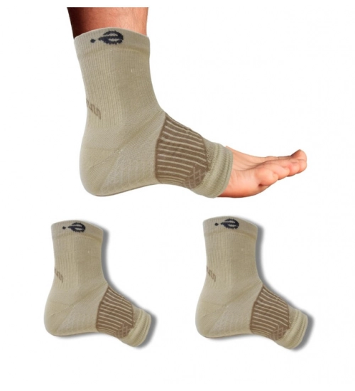 3_Pair Set Unisex Casual Cotton Printed Ankle Length Support Socks (Multicolor)