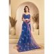Women's Linen Cotton Printed Ready To Wear Saree With Unstitched Blouse 5.5 Mtr (Blue) Women's Linen Cotton Printed Ready To Wear Saree With Unstitched Blouse 5.5 Mtr (Blue)