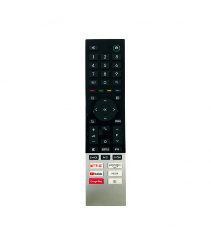 Remote No. 1231 (with Voice) with Netflix, YouTube, Prime Video Function, Compatible for Toshiba Smart TV LCD/LED Remote Control (Exactly Same Remote Will Only Work)