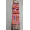Women's Digital Dolla Silk Printed Saree With Unstitched Blouse 5.5Mtr (Orange) Women's Digital Dolla Silk Printed Saree With Unstitched Blouse 5.5Mtr (Orange)