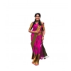 Women's Soft Lichi Silk Printed Saree With Unstitched Blouse 5.5Mtr (Pink) Women's Soft Lichi Silk Printed Saree With Unstitched Blouse 5.5Mtr (Pink)
