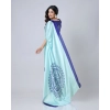 Women's Soft Crepe Silk Printed Ready To Wear Saree With Unstitched Blouse 5.5Mtr (Turquoise) Women's Soft Crepe Silk Printed Ready To Wear Saree With Unstitched Blouse 5.5Mtr (Turquoise)