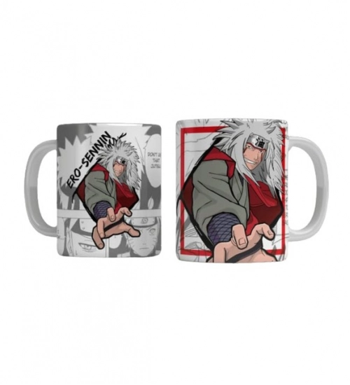 Anime Jiraiya Ceramic Printed Coffee Mug (White)